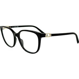 Swarovski SK5401 Womens Plastic Eyeglass Frame 001 Shiny Black 54-16